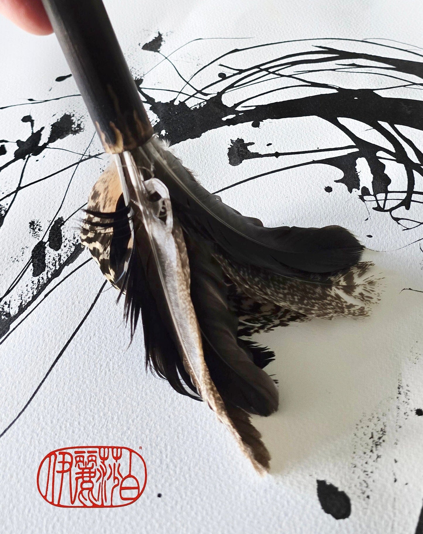 Artisan Feather Brushes – A Unique Creative Tool Elizabeth Schowachert Art