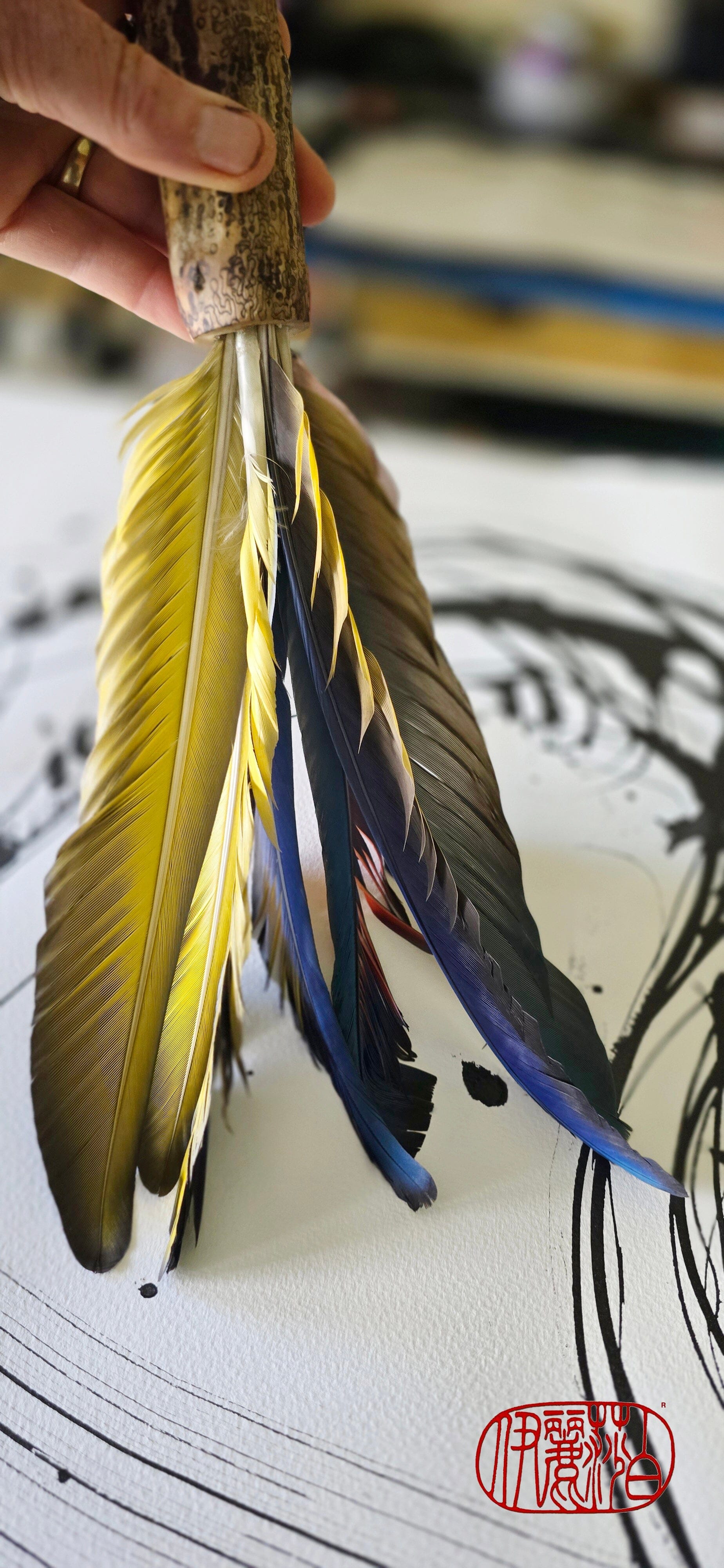 Artisan Feather Brushes – A Unique Creative Tool Elizabeth Schowachert Art