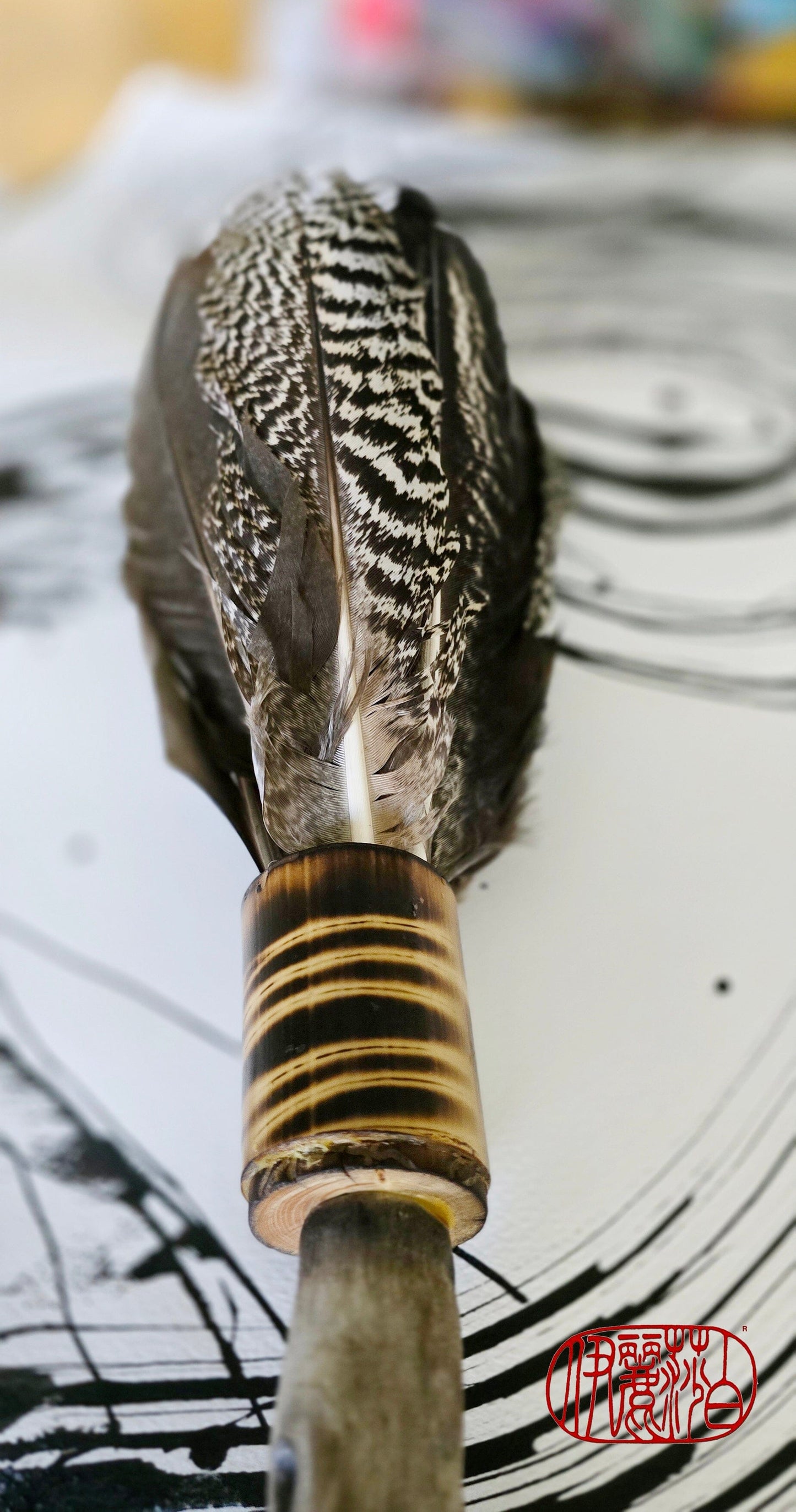 Artisan Feather Brushes – A Unique Creative Tool Elizabeth Schowachert Art