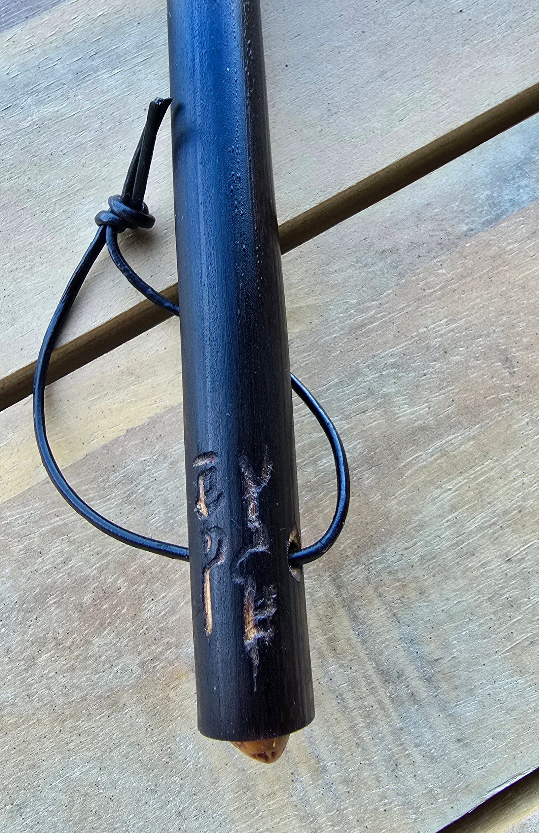 Barbed Rooster Feather Brush – Polished Copper Ferrule, Black Bamboo Handle Elizabeth Schowachert Art