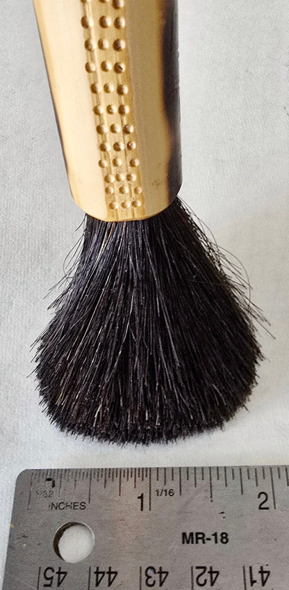 Coarse Black Horsehair Round Dome Brush – Bamboo Handle for Oil, Acrylic, and Ink Elizabeth Schowachert Art