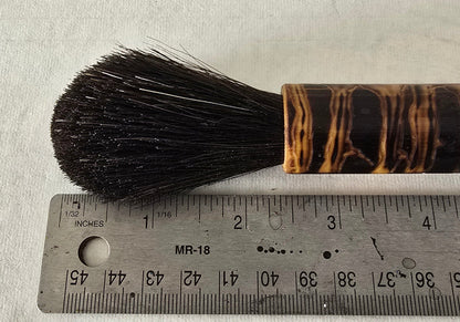 Coarse Black Horsehair Round Dome Brush – Bamboo Handle for Oil, Acrylic, and Ink Elizabeth Schowachert Art