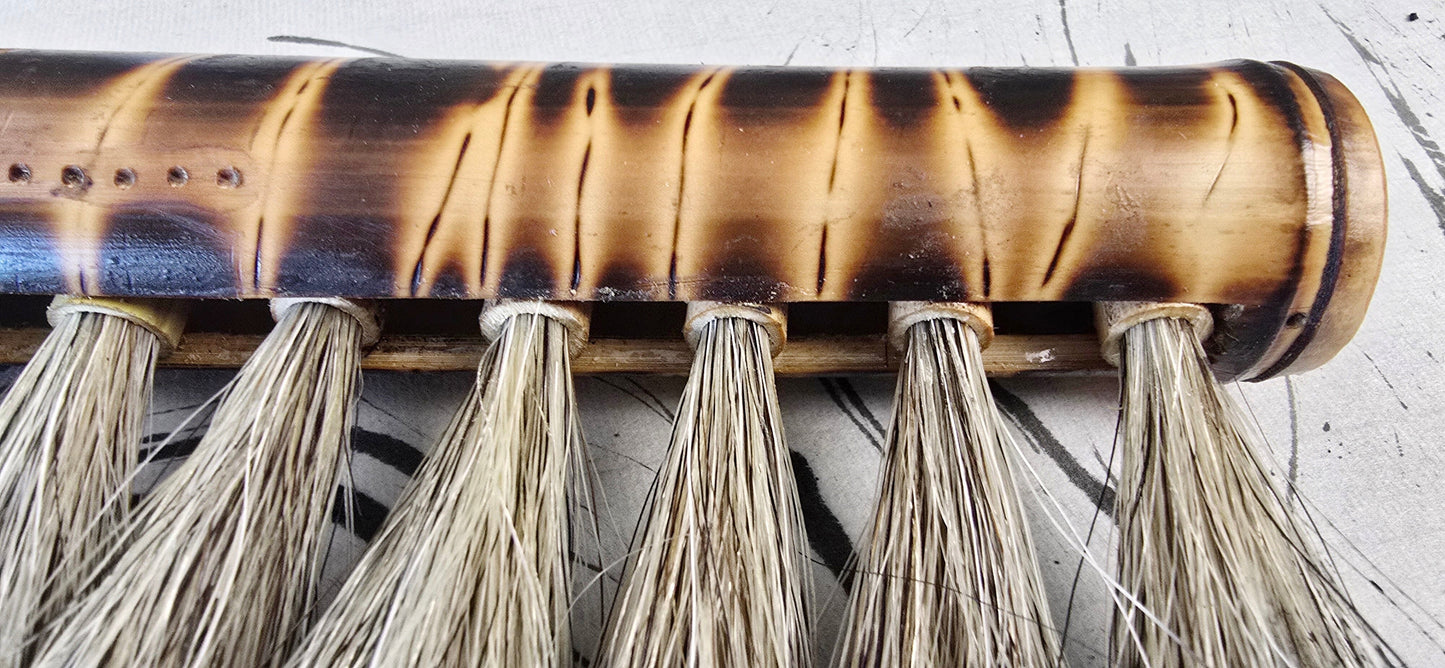 Coarse Horsehair Brush with Bamboo Handle Elizabeth Schowachert Art