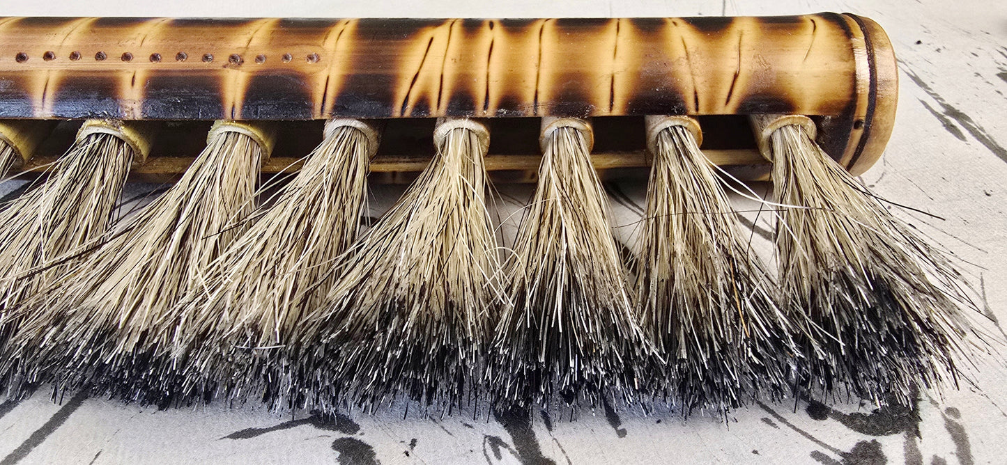 Coarse Horsehair Brush with Bamboo Handle Elizabeth Schowachert Art