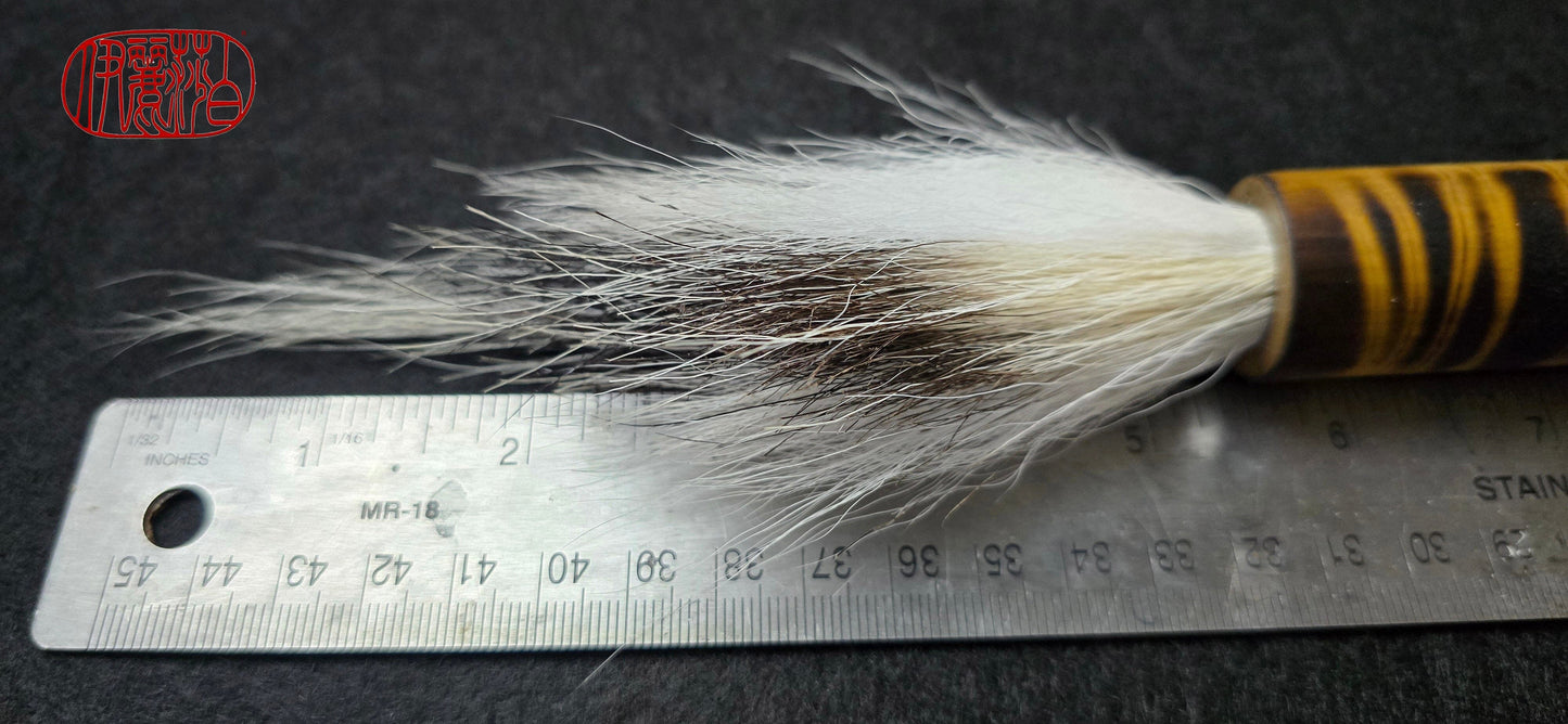 Deer and Skunk Bristle Sumi-e Brush with Bamboo Handle Paintbrush Elizabeth Schowachert Art