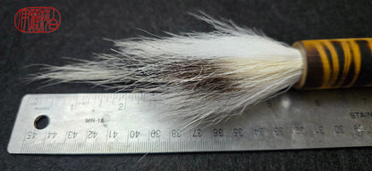 Deer and Skunk Bristle Sumi-e Brush with Bamboo Handle Paintbrush Elizabeth Schowachert Art