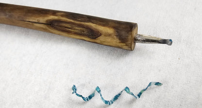 Driftwood Curved Spoon-Shaped Stylus for Clean Carving pointed stylus Elizabeth Schowachert Art