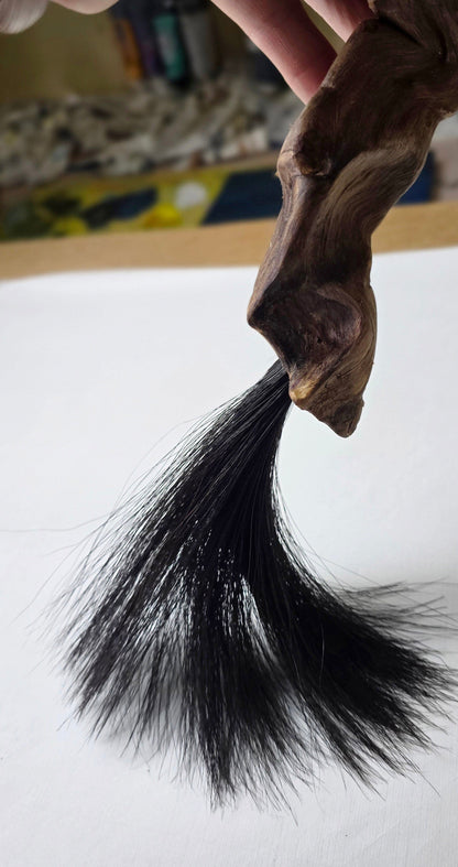 Driftwood Ink Brush – Birch Handle | Sumi-e, Watercolor, Calligraphy Brush Paintbrush Elizabeth Schowachert Art