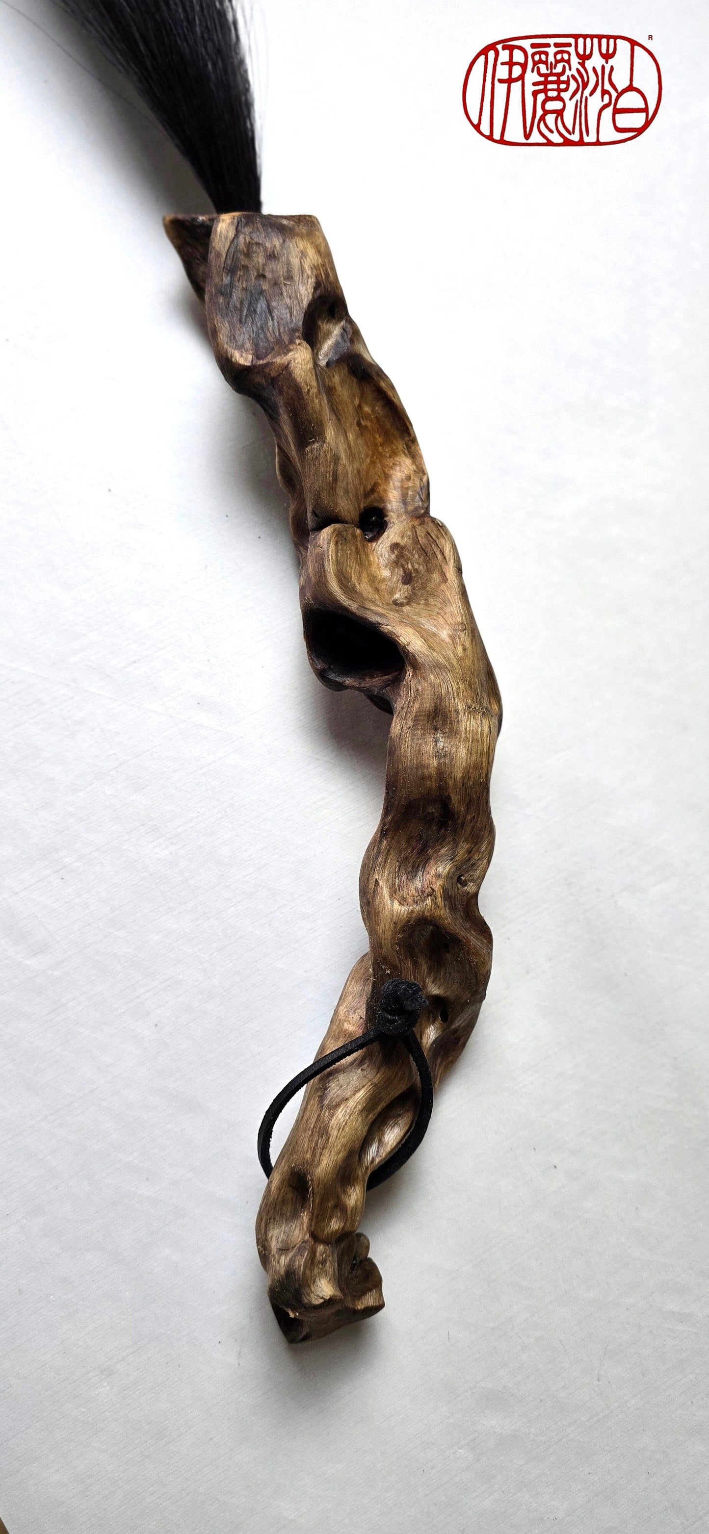 Driftwood Ink Brush – Birch Handle | Sumi-e, Watercolor, Calligraphy Brush Paintbrush Elizabeth Schowachert Art