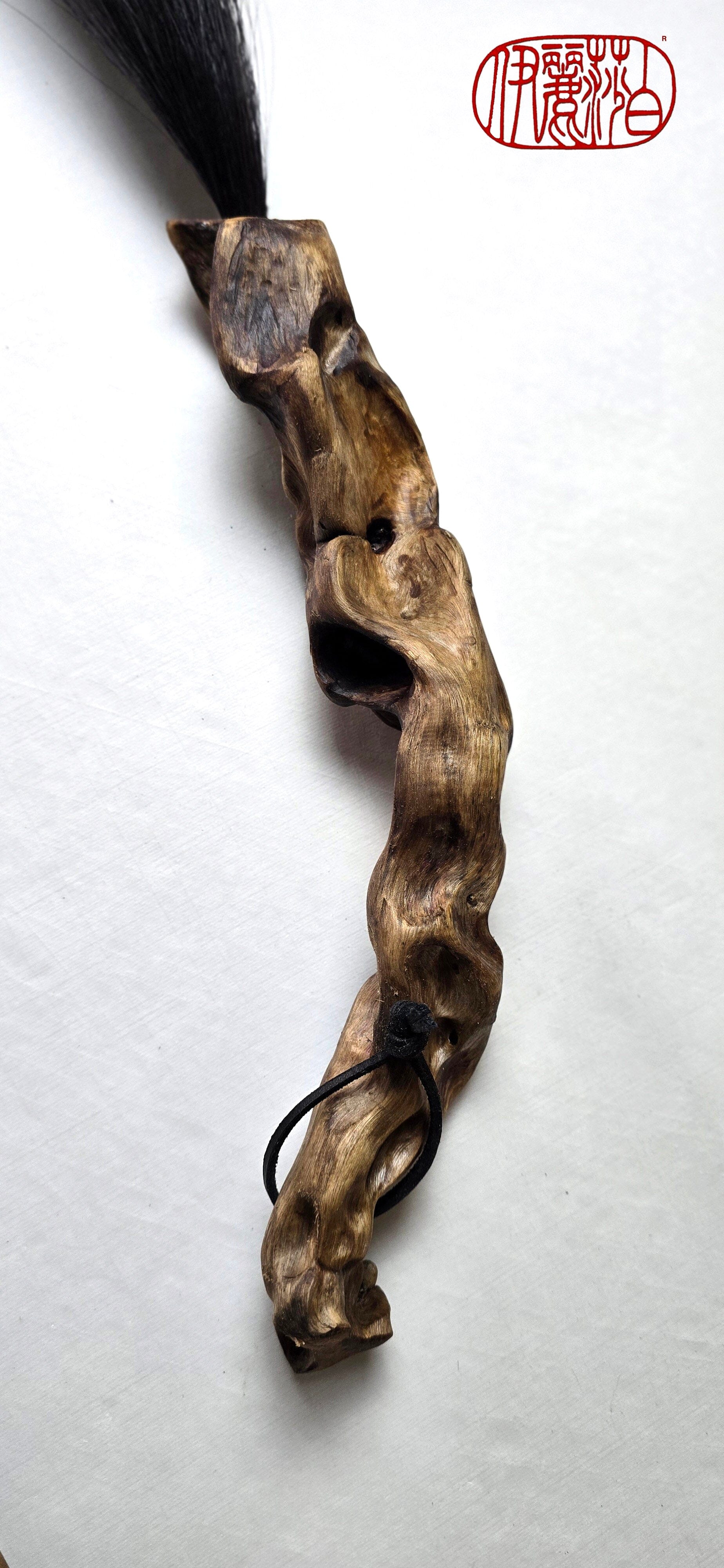 Driftwood Ink Brush – Birch Handle | Sumi-e, Watercolor, Calligraphy Brush Paintbrush Elizabeth Schowachert Art
