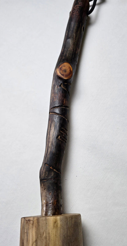 Driftwood Ink Brush – Wormwood Pattern | Sumi-e, Calligraphy, Watercolor Paintbrush Elizabeth Schowachert Art