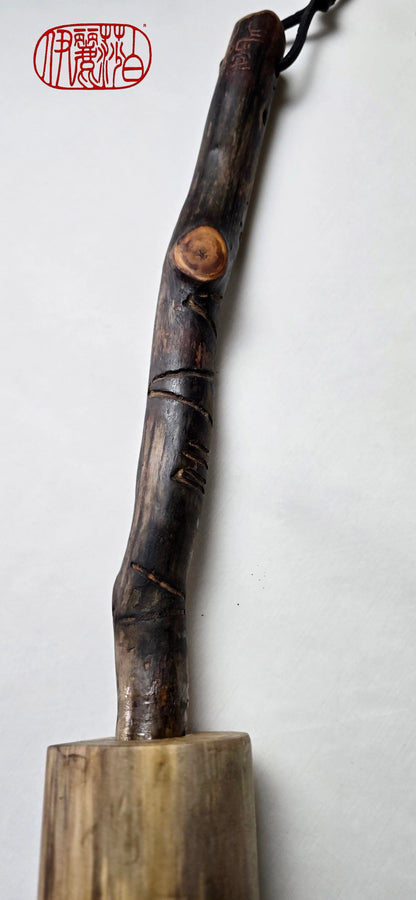 Driftwood Ink Brush – Wormwood Pattern | Sumi-e, Calligraphy, Watercolor Paintbrush Elizabeth Schowachert Art