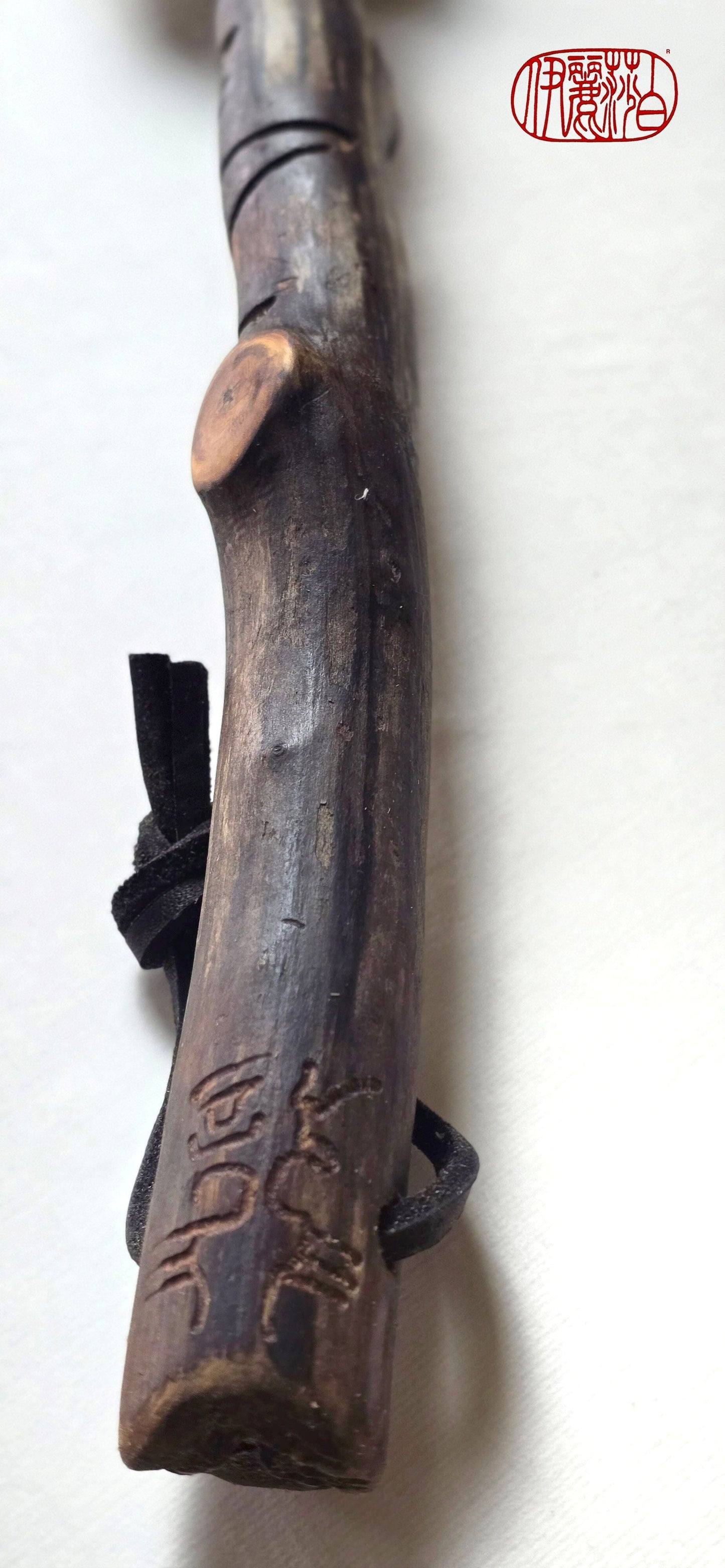 Driftwood Ink Brush – Wormwood Pattern | Sumi-e, Calligraphy, Watercolor Paintbrush Elizabeth Schowachert Art