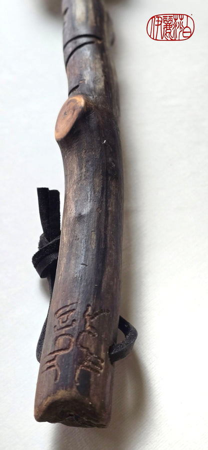 Driftwood Ink Brush – Wormwood Pattern | Sumi-e, Calligraphy, Watercolor Paintbrush Elizabeth Schowachert Art