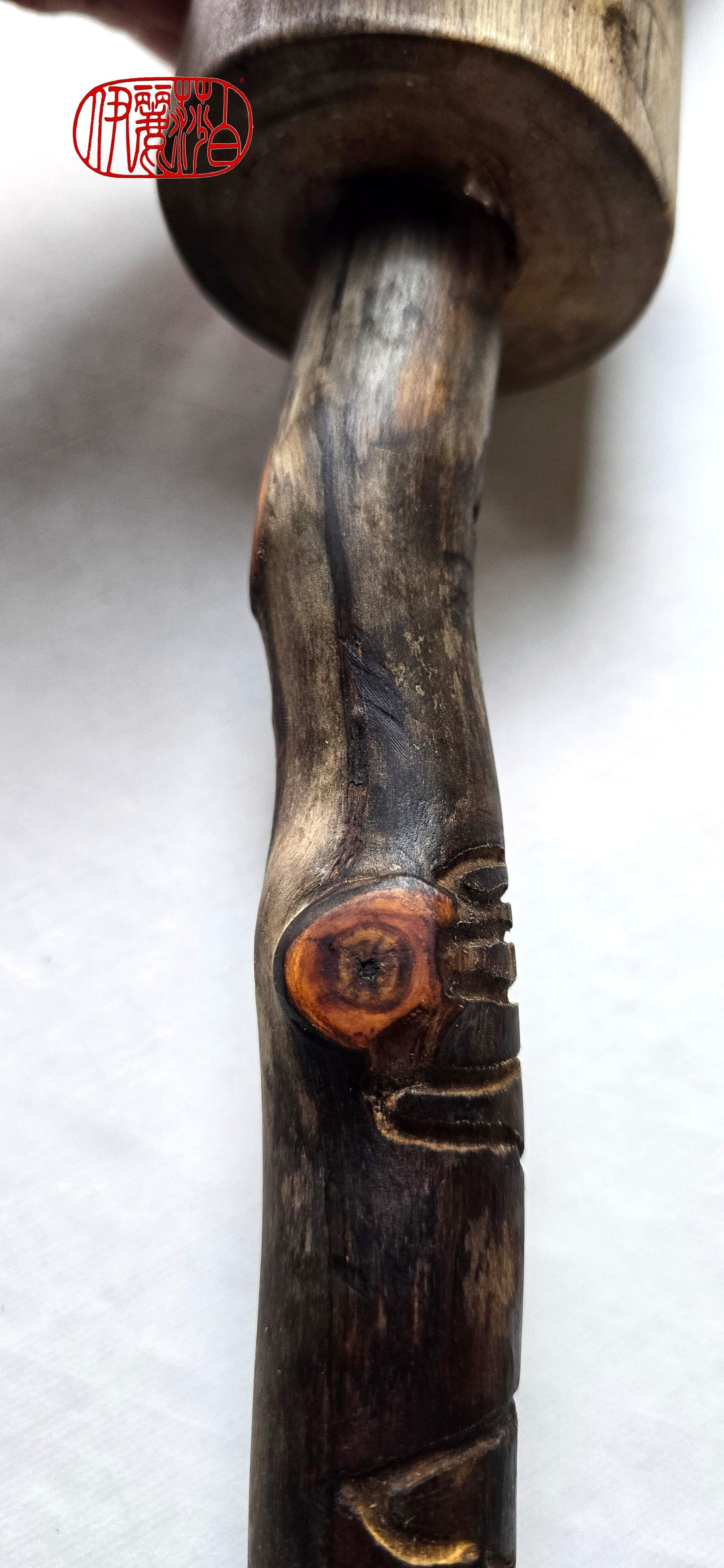 Driftwood Ink Brush – Wormwood Pattern | Sumi-e, Calligraphy, Watercolor Paintbrush Elizabeth Schowachert Art