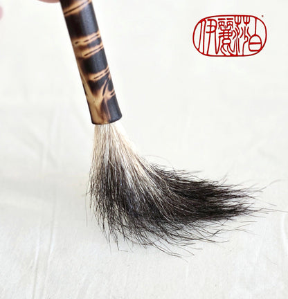 Dynamic Mark-Making Natural Skunk Bristle Paint Brushes Paintbrush Elizabeth Schowachert Art