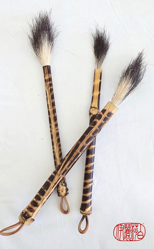 Dynamic Mark-Making Natural Skunk Bristle Paint Brushes Paintbrush Elizabeth Schowachert Art