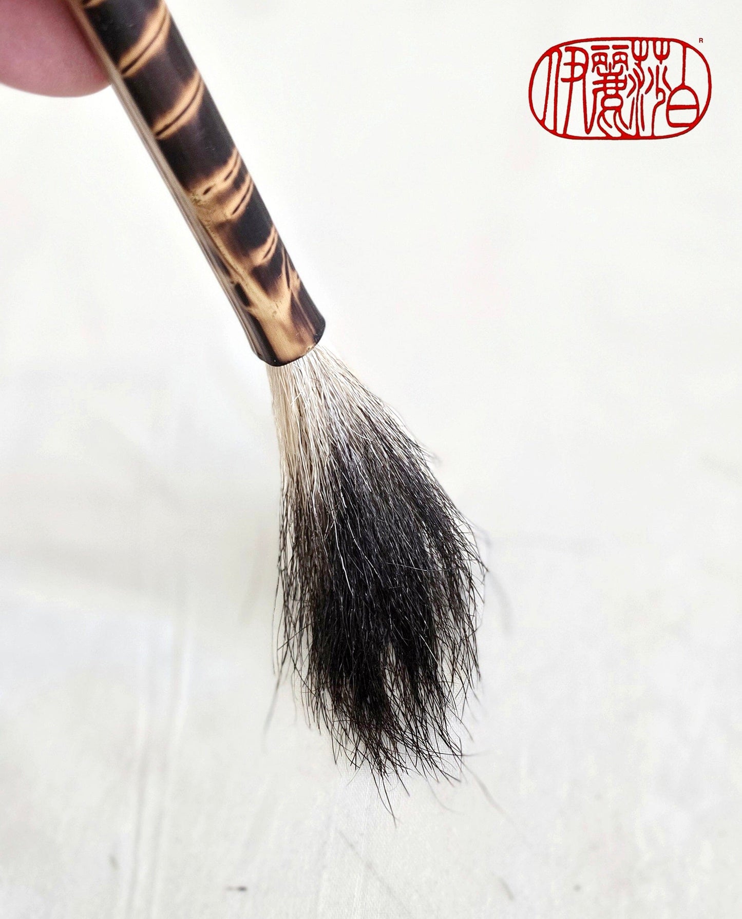 Dynamic Mark-Making Natural Skunk Bristle Paint Brushes Paintbrush Elizabeth Schowachert Art