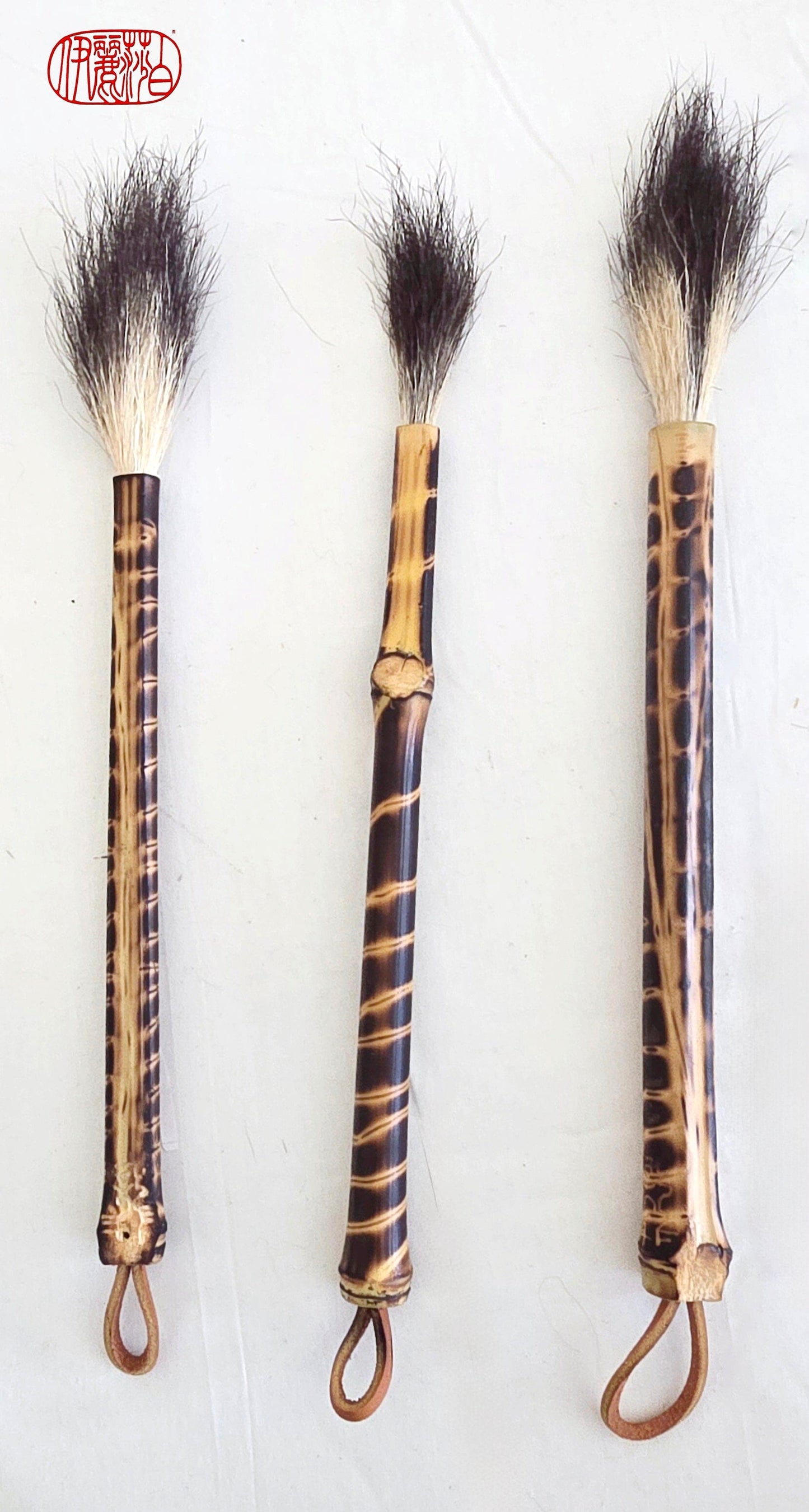 Dynamic Mark-Making Natural Skunk Bristle Paint Brushes Paintbrush Elizabeth Schowachert Art