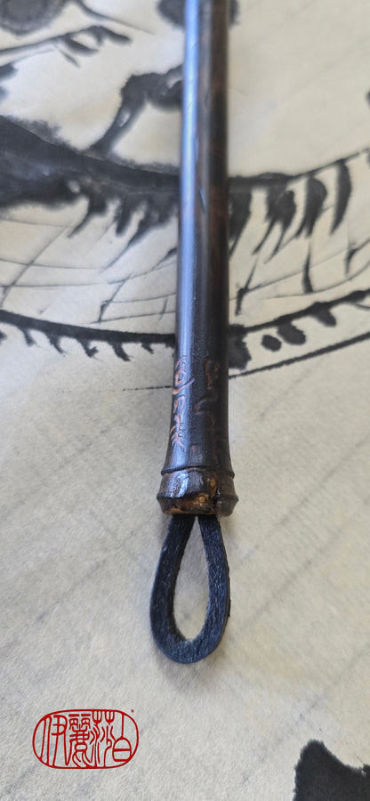 Fine Point Deer Tail Sumi-e Brush – Long Tip Bamboo Brush Paintbrushes Elizabeth Schowachert Art