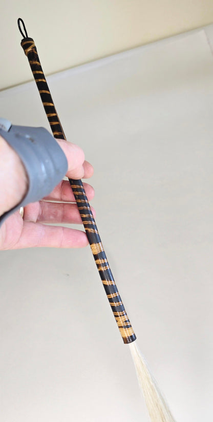 Fine White Horsehair Brush – Bamboo Handle Paintbrush Elizabeth Schowachert Art