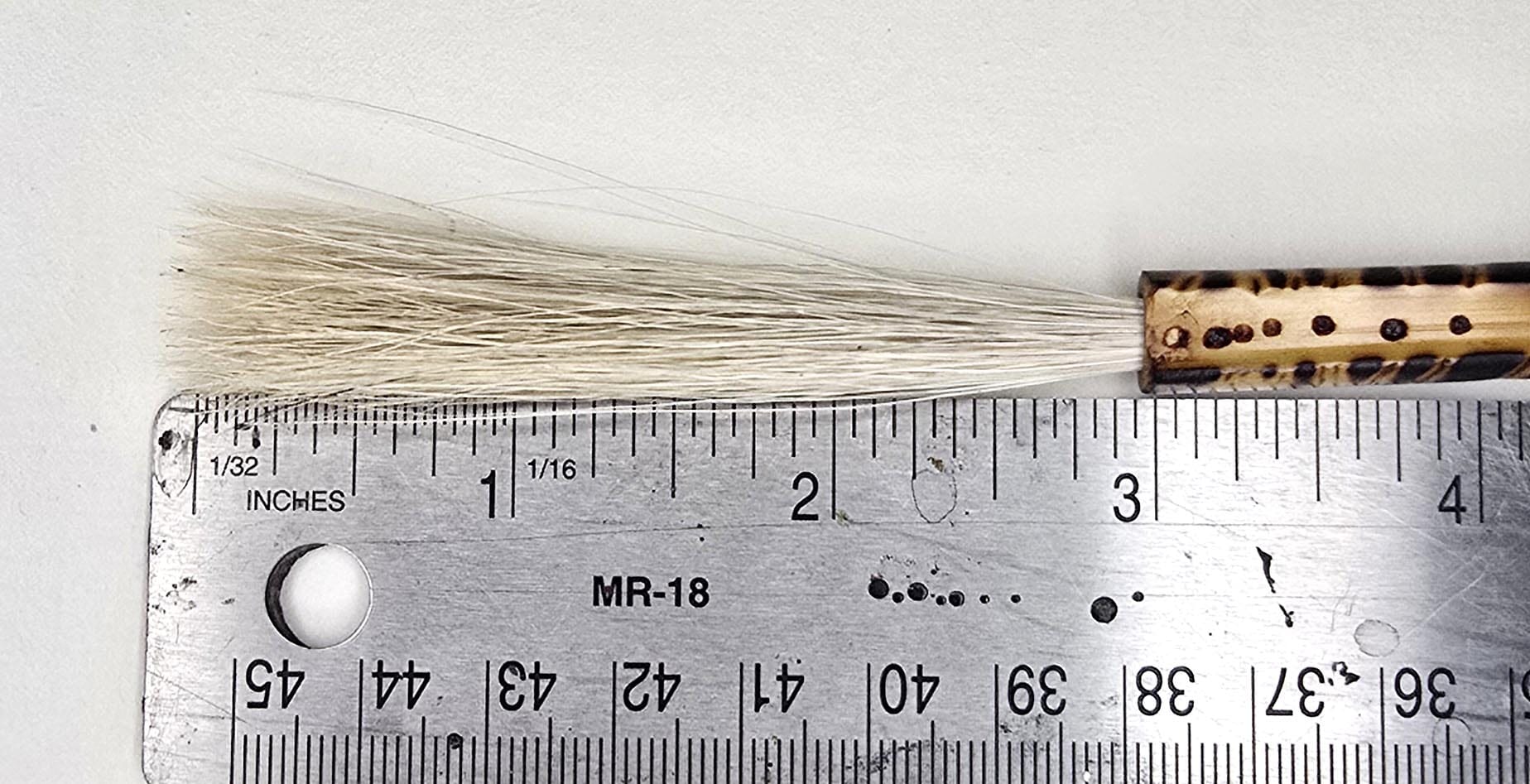 Fine White Horsehair Brush – Bamboo Handle Paintbrush Elizabeth Schowachert Art