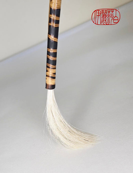 Fine White Horsehair Brush – Bamboo Handle Paintbrush Elizabeth Schowachert Art