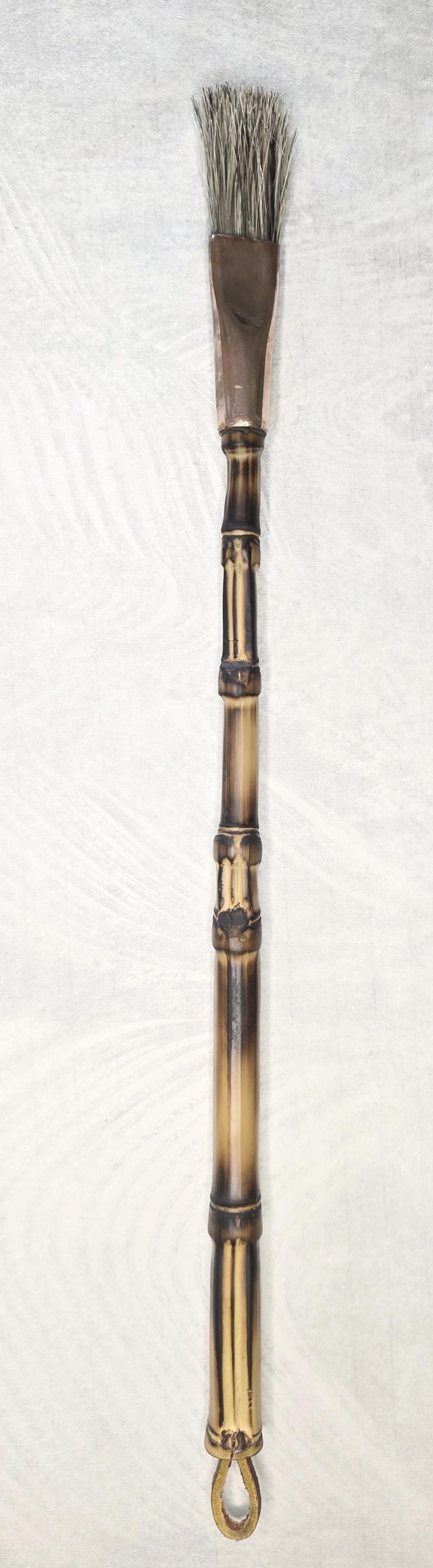 Grey Horsehair Brush – Copper Ferrule with Bamboo Handle Paintbrushes Elizabeth Schowachert Art
