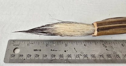 Handcrafted Deertail Paintbrush – for Expressive Mark-Making in Ink, Watercolor, and Acrylic Paintbrush Elizabeth Schowachert Art