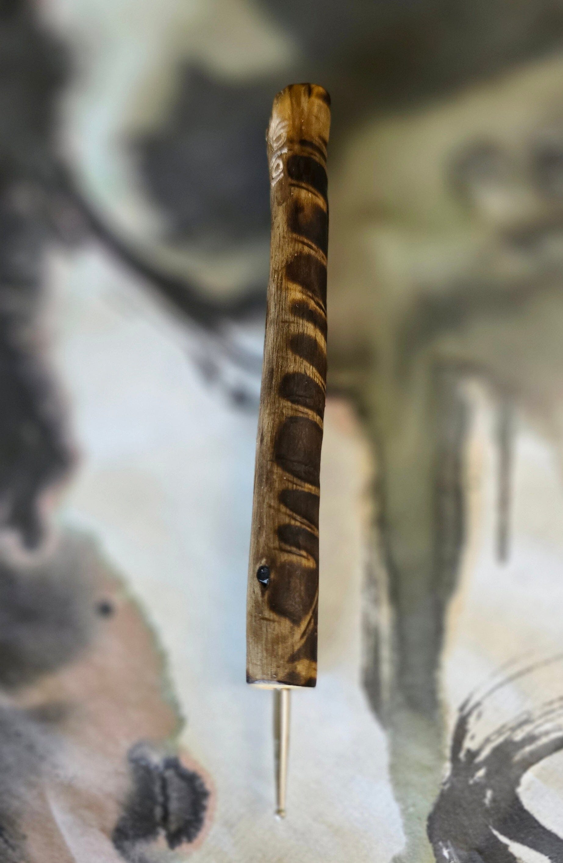 Handcrafted Driftwood Pointed Stylus for Delicate Artwork pointed stylus Elizabeth Schowachert Art