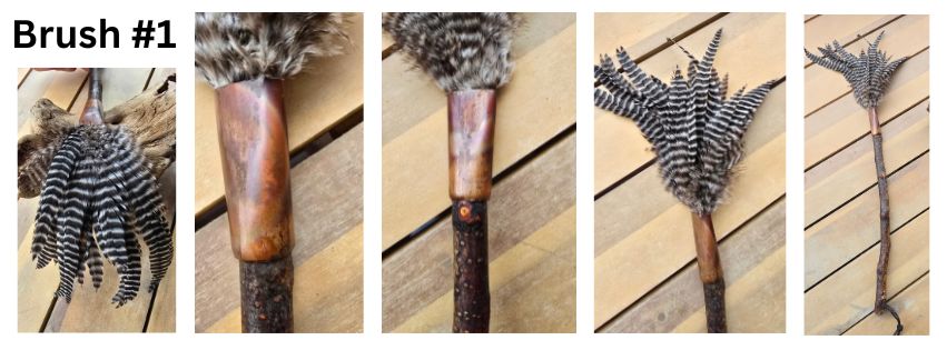 Handcrafted Feather Brushes for Fluid Media – Sold Individually Paintbrushes Elizabeth Schowachert Art