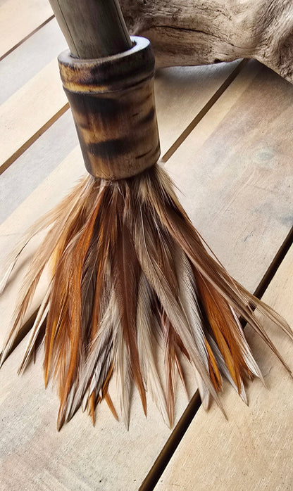 Handcrafted Feather Brushes for Fluid Media – Sold Individually Paintbrushes Elizabeth Schowachert Art