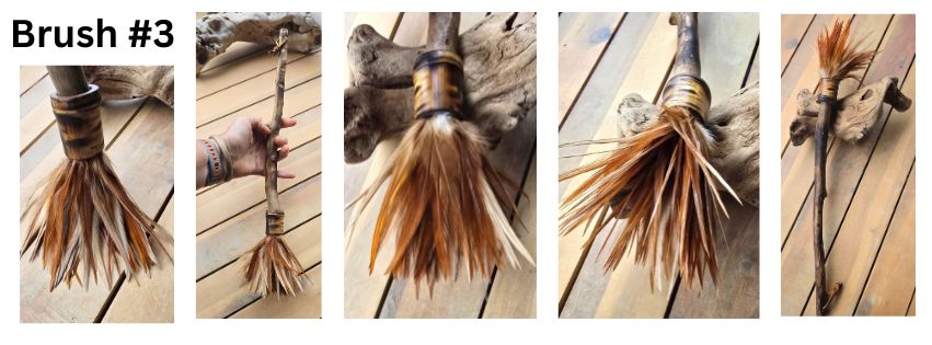 Handcrafted Feather Brushes for Fluid Media – Sold Individually Paintbrushes Elizabeth Schowachert Art