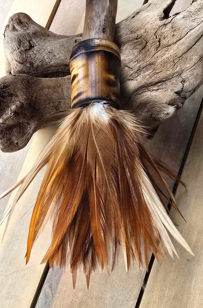 Handcrafted Feather Brushes for Fluid Media – Sold Individually Paintbrushes Elizabeth Schowachert Art