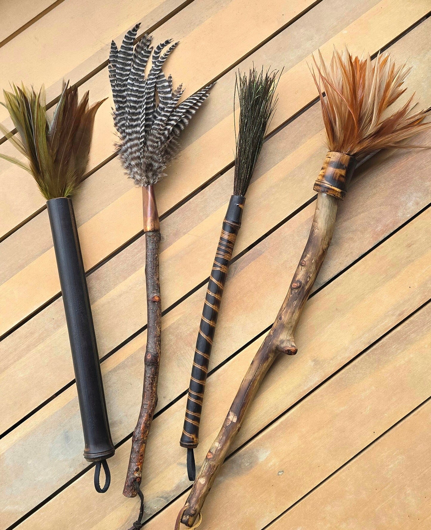 Handcrafted Feather Brushes for Fluid Media – Sold Individually Paintbrushes Elizabeth Schowachert Art