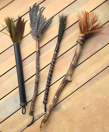Handcrafted Feather Brushes for Fluid Media – Sold Individually Paintbrushes Elizabeth Schowachert Art