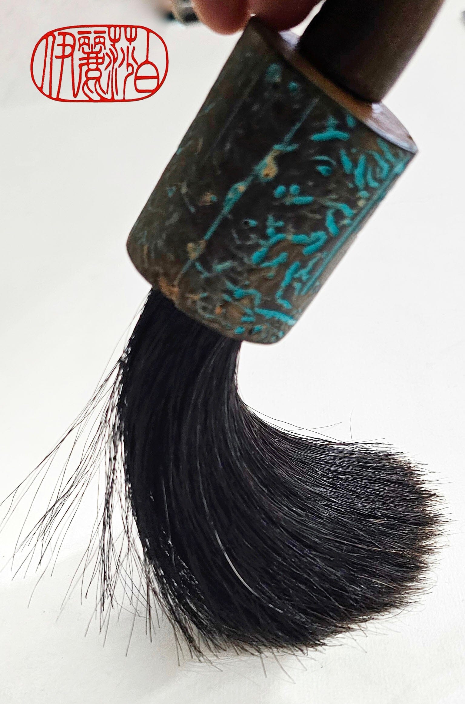 Handcrafted Premium Horsehair Brush for Sumi-e and Dynamic Artistry Paint Brush Elizabeth Schowachert Art