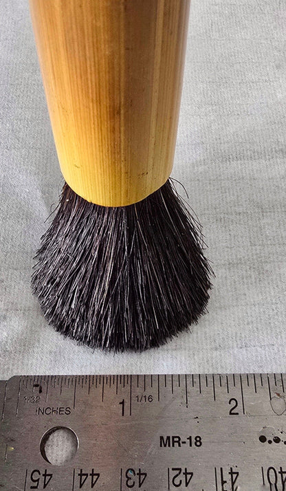 Handcrafted Semi-Coarse Sumi-e Brush with Dragon Engraved Bamboo Handle Paintbrush Elizabeth Schowachert Art