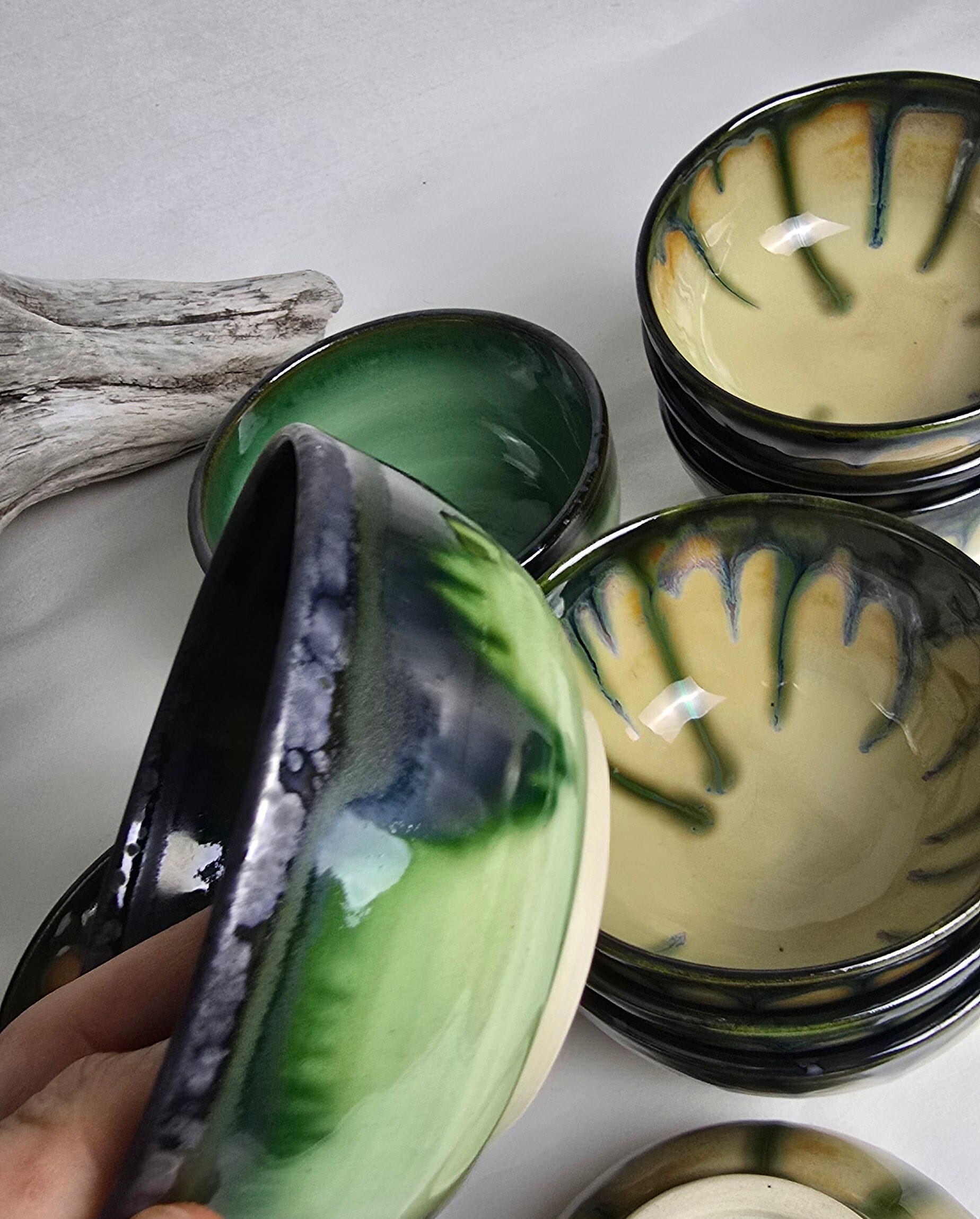 Ink Bowl, Hand Thrown Stoneware Ceramic & Pottery Elizabeth Schowachert Art