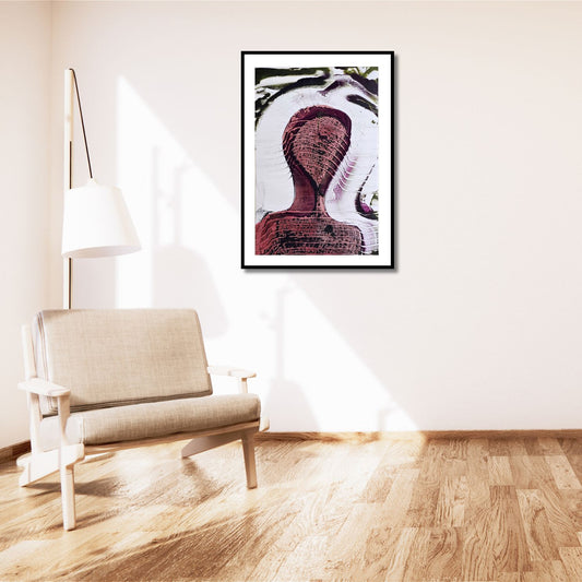 Internal Weave – Original Encaustic Monotype on Handmade Asian Paper Artwork Elizabeth Schowachert Art