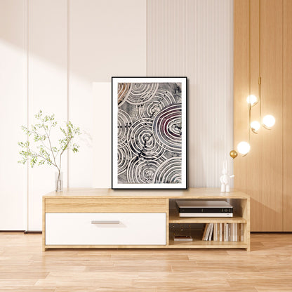 Intervals — Encaustic Monotype on Handmade Bamboo Paper Artwork Elizabeth Schowachert Art