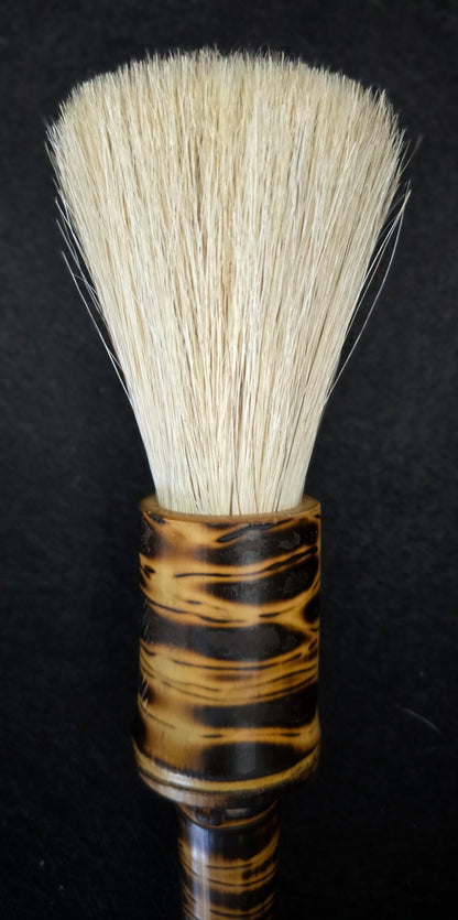 Large White Horsehair Sumi-e Brush | Bamboo Handle & Ferrule Paintbrush Elizabeth Schowachert Art