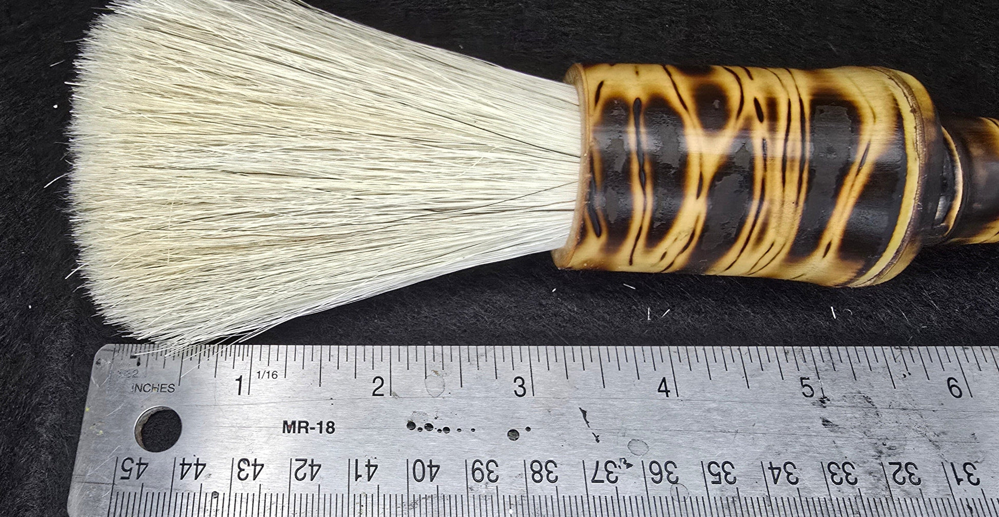 Large White Horsehair Sumi-e Brush | Bamboo Handle & Ferrule Paintbrush Elizabeth Schowachert Art