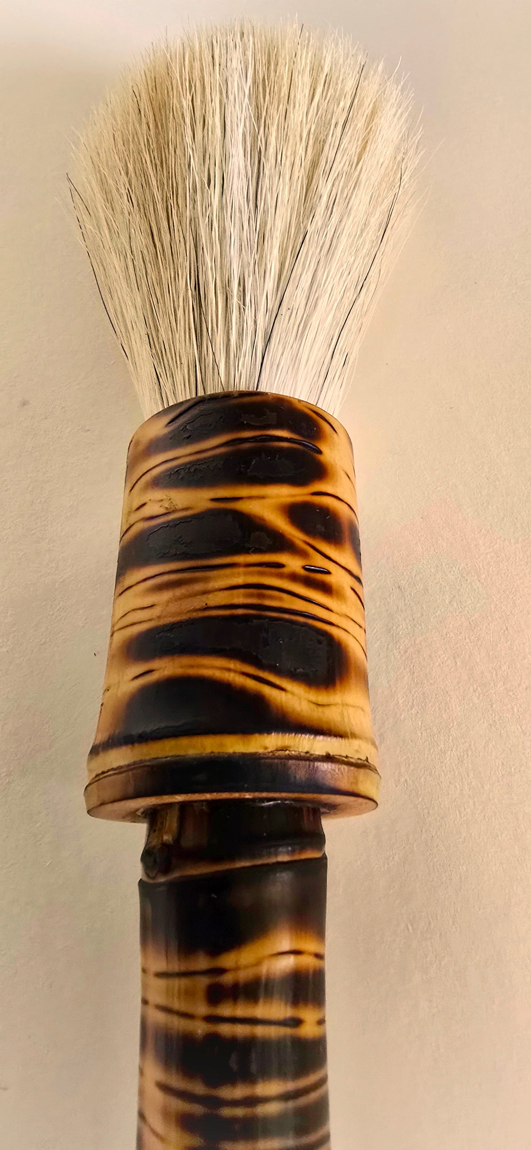 Large White Horsehair Sumi-e Brush | Bamboo Handle & Ferrule Paintbrush Elizabeth Schowachert Art