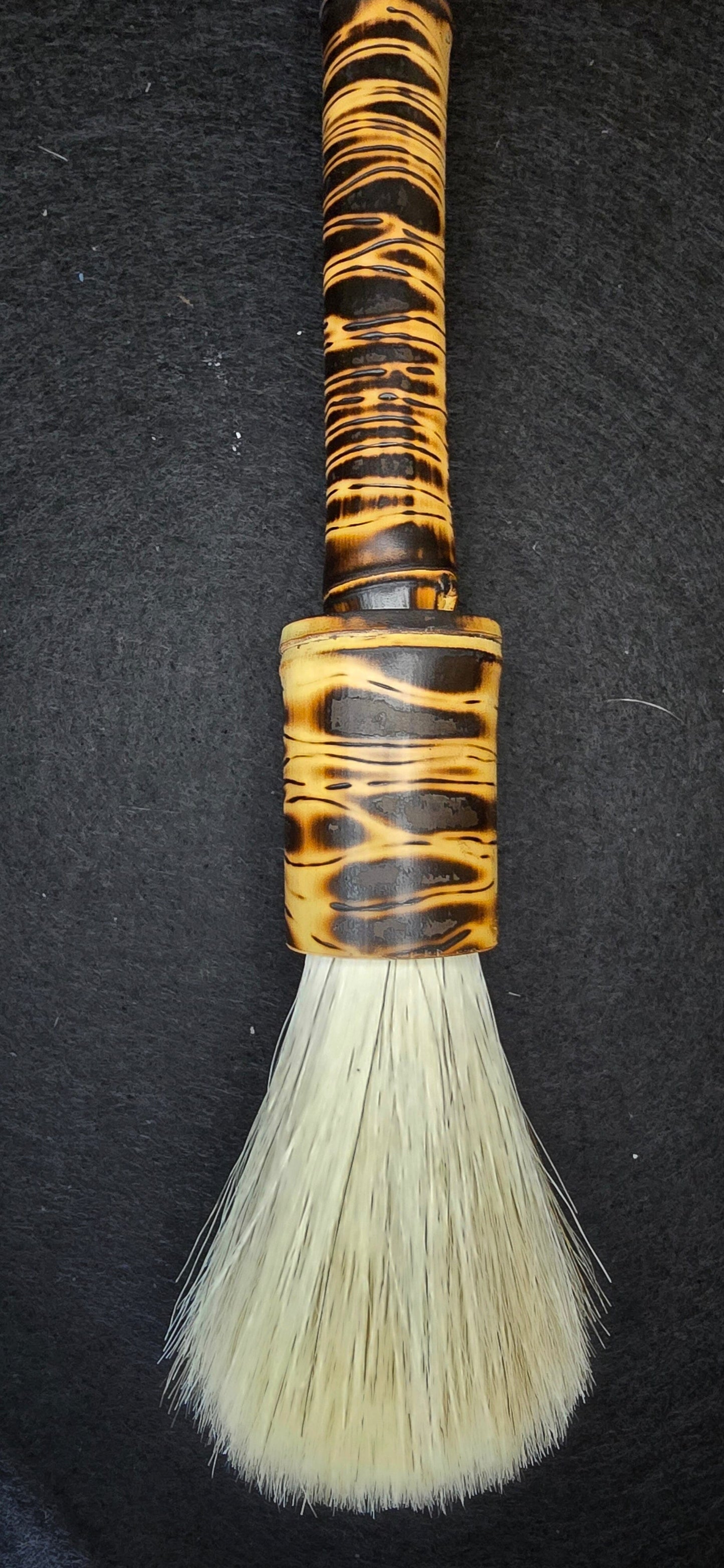 Large White Horsehair Sumi-e Brush | Bamboo Handle & Ferrule Paintbrush Elizabeth Schowachert Art