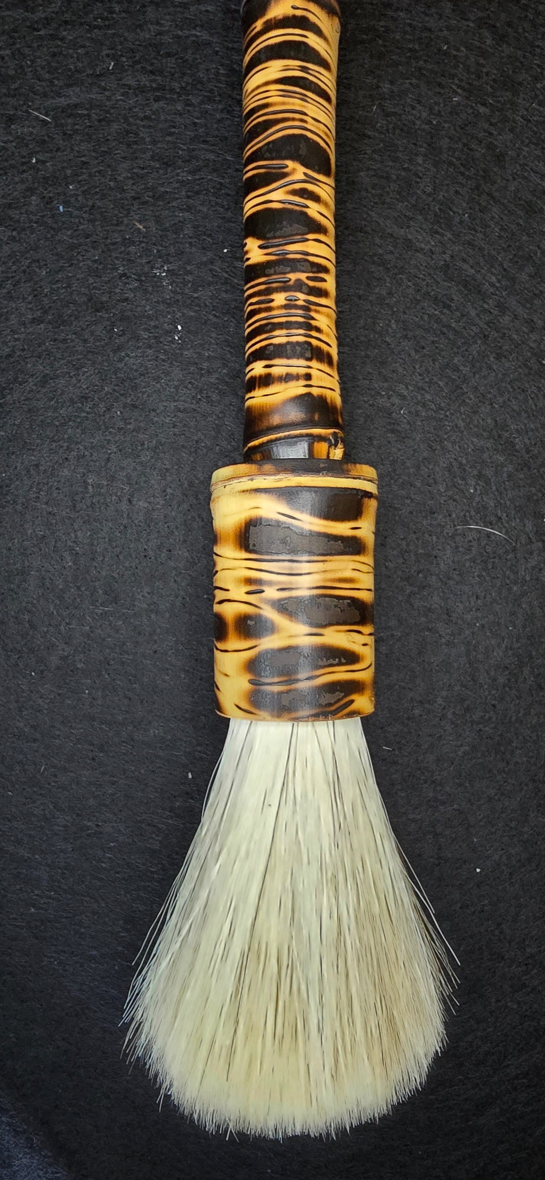 Large White Horsehair Sumi-e Brush | Bamboo Handle & Ferrule Paintbrush Elizabeth Schowachert Art