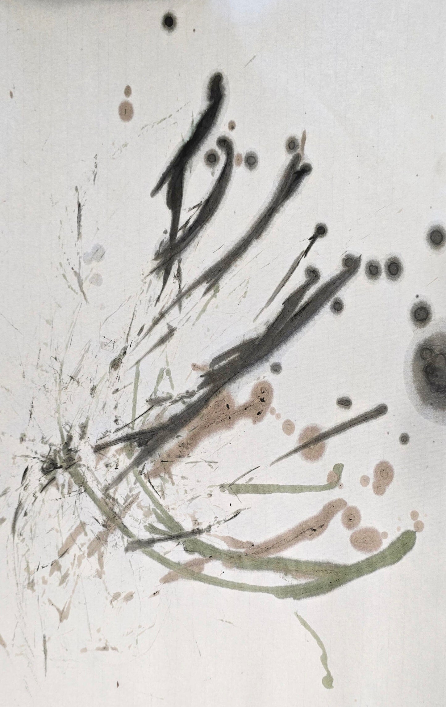 Pheasant Feather Brush with Driftwood Handle Paintbrushes Elizabeth Schowachert Art