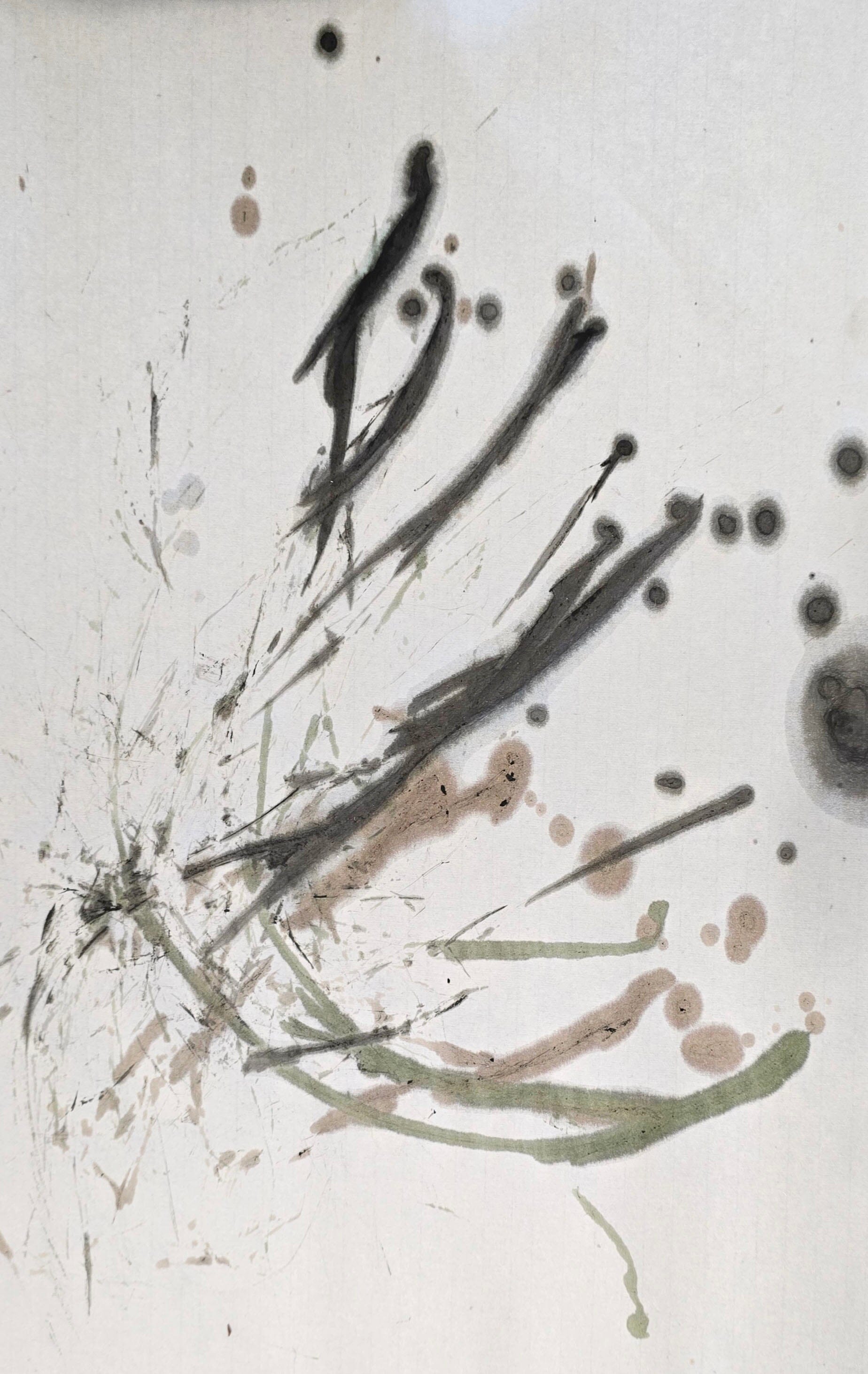 Pheasant Feather Brush with Driftwood Handle Paintbrushes Elizabeth Schowachert Art