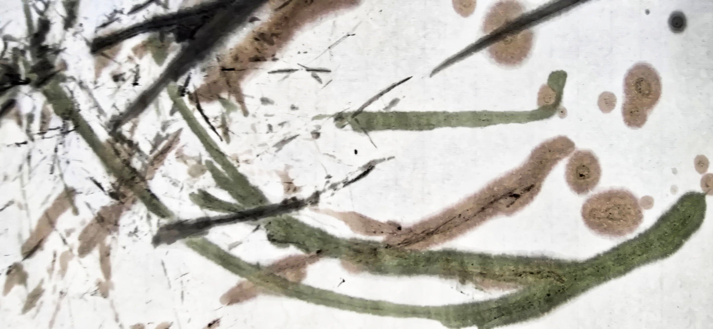 Pheasant Feather Brush with Driftwood Handle Paintbrushes Elizabeth Schowachert Art