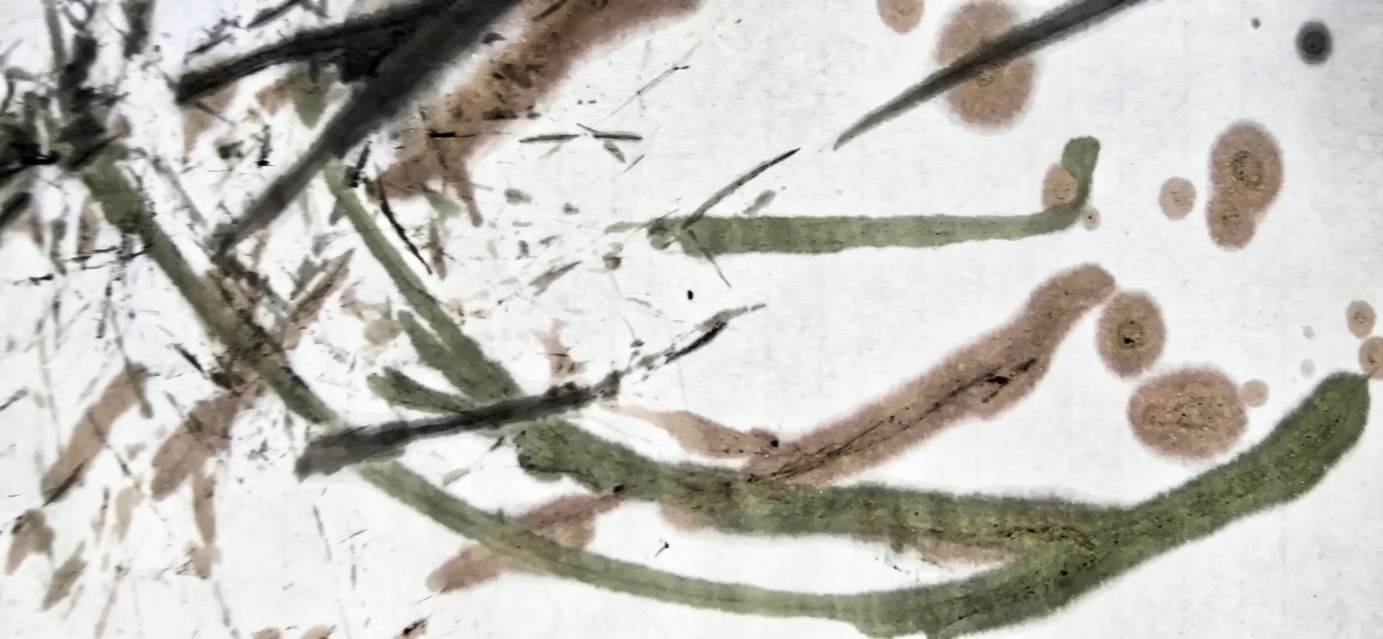 Pheasant Feather Brush with Driftwood Handle Paintbrushes Elizabeth Schowachert Art